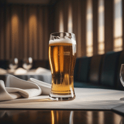 Ly Uống Bia (350ml - 550ml): Kích Thước Vàng Cho Trải Nghiệm Bia Tuyệt Hảo Tại Nhà Hàng