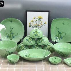 bát đĩa Bát Tràng men ngọc DCNH (15)