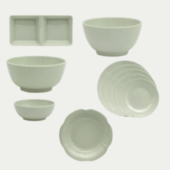 Lựa Chọn Bộ Bát Đĩa Cát Xanh Melamine Fataco Theo Phong Cách Nhà Hàng Độc Đáo
