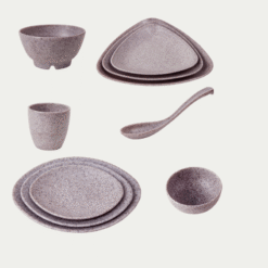 Bộ Bát Đĩa Nhám Màu Môn Melamine Fataco Là Gì?