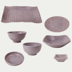 Cách Sắp Xếp Bộ Bát Đĩa Nhám Màu Môn Melamine Fataco Hiệu Quả