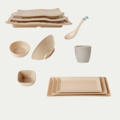 Bảng Giá Tham Khảo Các Loại Bộ Bát Đĩa Nhám Màu Nâu Melamine Fataco