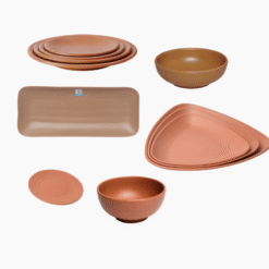 Bộ Bát Đĩa Nhám Màu Ngói Melamine Fataco: Nâng Tầm Trải Nghiệm Ẩm Thực Cho Nhà Hàng Của Bạn