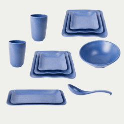 Bộ Bát Đĩa Nhám Màu Nhám Xanh Dương Melamine Fataco 800x800 (3)