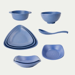 Bộ Bát Đĩa Nhám Màu Xanh Dương Melamine Fataco Là Gì?