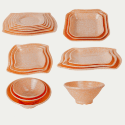 Bảng Giá Bộ Bát Đĩa Vân Đá Cam Melamine Fataco Cập Nhật Mới Nhất