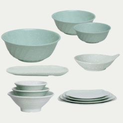 Bộ Bát Đĩa Vân Đá Ngọc Melamine Fataco Là Gì?