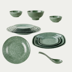 Tại Sao Lựa Chọn Bộ Bát Đĩa Vân Đá Rêu Melamine Fataco Quan Trọng?