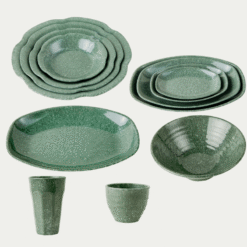 Bộ Bát Đĩa Vân Đá Rêu Melamine Fataco Là Gì?