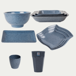 Bộ Bát Đĩa Vân Đá Xanh Melamine Fataco Là Gì?