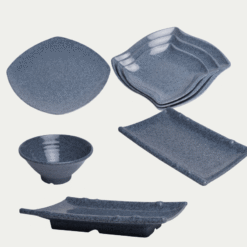 Bộ Bát Đĩa Vân Đá Xanh Melamine Fataco: Hòa Quyện Thiên Nhiên, Khơi Dậy Cảm Hứng Ẩm Thực