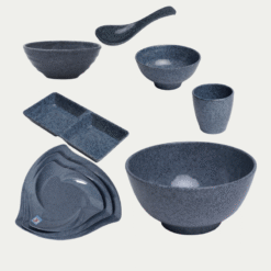 Dụng Cụ Nhà Hàng Mekoong: Điểm Đến Tin Cậy Cho Bộ Bát Đĩa Vân Đá Xanh Melamine Fataco