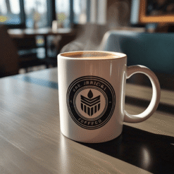 Ly cà Phê In logo Nhà Hàng Khách Sạn 800x800