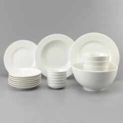 Bộ Đồ Ăn Minh Long Camellia Trắng IFP 22 Sản Phẩm DCNH