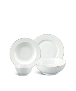 Bộ đồ ăn 09 sản phẩm - Jasmine - Chỉ Vàng DCNH