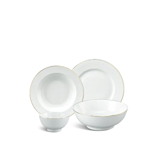 Bộ đồ ăn 09 sản phẩm - Jasmine - Chỉ Vàng DCNH