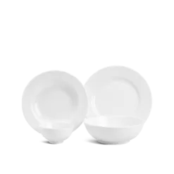 Bộ đồ ăn 09 sản phẩm - Jasmine - Trắng DCNH