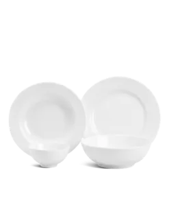 Bộ đồ ăn 09 sản phẩm - Jasmine - Trắng DCNH