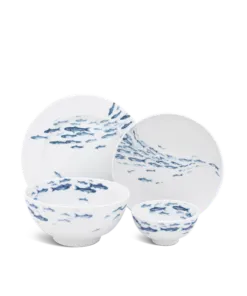 Bộ đồ ăn 10 sản phẩm - Jasmine - Cá Cơm Sương Mờ DCNH
