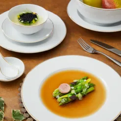 Bộ đồ ăn 22 sản phẩm - Jasmine - Chỉ Vàng DCNH1