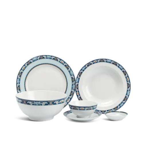Bộ Đồ Ăn 22 Sản Phẩm Jasmine - Phước Lộc Thọ - Minh Long