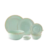 Bộ đồ ăn 30 sản phẩm - Cordon - Men Ngọc Sương Mờ (Trang trí Vàng) DCNH (2)