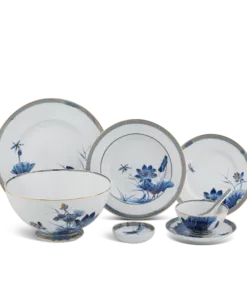 Bộ đồ ăn 30 sản phẩm - Hoàng Cung - Sen Vàng DCNH