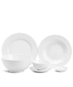 Bộ đồ ăn 6 người 24 sản phẩm - Jasmine - Trắng DCNH
