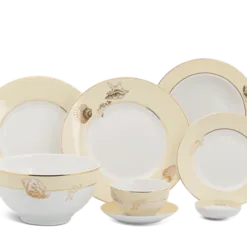 Bộ đồ ăn 6 người 25 sản phẩm - Camellia - Hương Biển kem DCNH