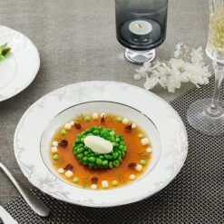 Bộ đồ ăn 6 người 32 sản phẩm - Đài Các - Trang Trí Bạch Kim DCNH (1)