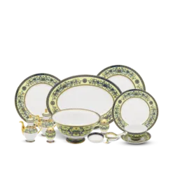 Bộ đồ ăn 6 người Á 40 sản phẩm - Hoàng Cung - Hoàng Liên DCNH