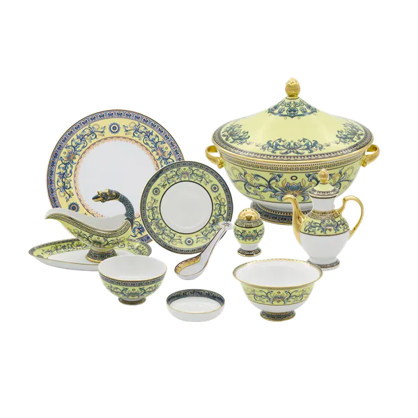 Bộ đồ ăn 6 người Âu-Á 82 sản phẩm - Hoàng Cung - Hoàng Liên DCNH