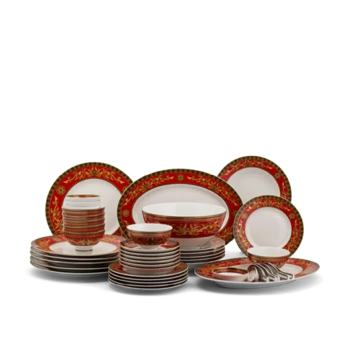 Bộ đồ ăn Âu-Á 45 sản phẩm - Hoàng Cung - Quốc Sắc DCNH