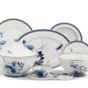 Bộ đồ ăn Âu-Á 45 sản phẩm - Hoàng Cung - Sen Vàng DCNH1