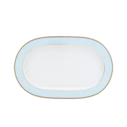 Dĩa oval 34 cm - Gastroline Xanh Ngọc DCNH