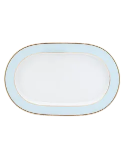 Dĩa oval 34 cm - Gastroline Xanh Ngọc DCNH