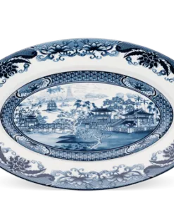 Dĩa oval 37 cm - Hoàng Cung - Hồn Việt DCNH