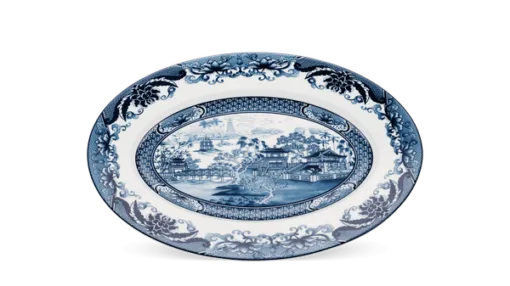 Dĩa oval 37 cm - Hoàng Cung - Hồn Việt DCNH