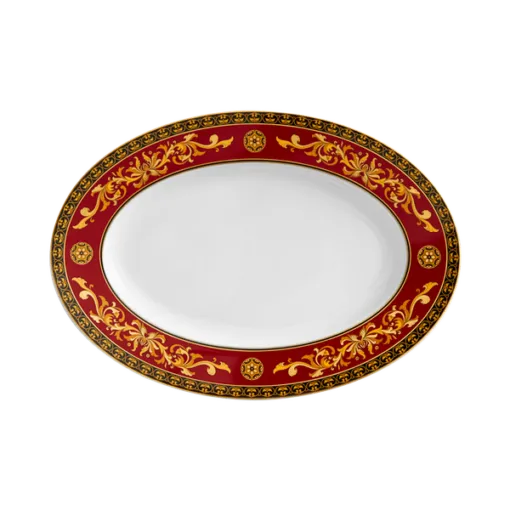 Dĩa oval 37 cm - Hoàng Cung - Quốc Sắc DCNH
