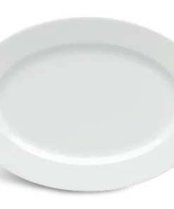 Dĩa oval - Jasmine - Trắng DCNH