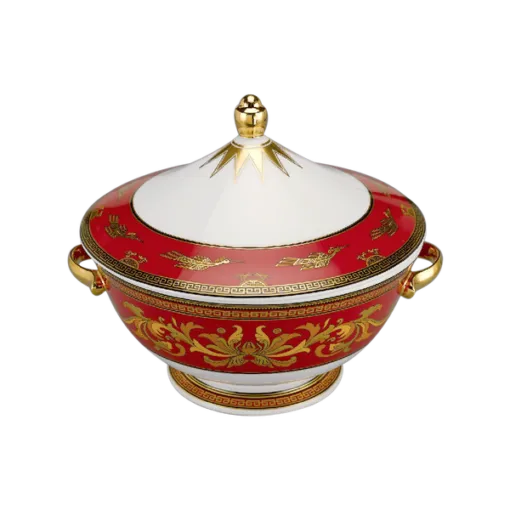 Thố 22 cm + nắp - Hoàng Cung - Quốc Sắc DCNH