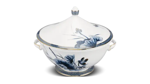 Thố 22 cm + nắp - Hoàng Cung - Sen Vàng DCNH