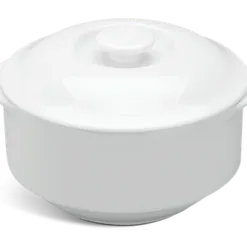 Thố cá nhân 9.7 cm + nắp - Jasmine - Trắng DNCH