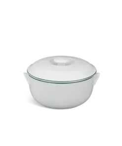 Thố + nắp - Jasmine - Chỉ Xanh Lá DCNH