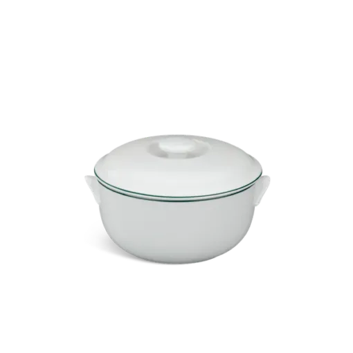 Thố + nắp - Jasmine - Chỉ Xanh Lá DCNH