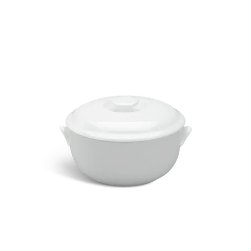Thố + nắp - Jasmine - Trắng DCNH