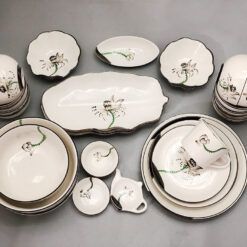 Bộ Bát Đĩa Sứ Bát Tràng Vẽ Tay DCNH (2)