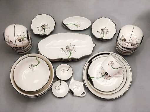 Bộ Bát Đĩa Sứ Bát Tràng Vẽ Tay DCNH (2)
