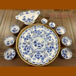 Bộ Bát Đĩa Sứ Bát Tràng Vẽ Tay DCNH (4)
