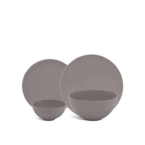 Bộ đồ ăn 09 sản phẩm - Timeless - Màu Xám 3